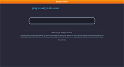 Desktop Screenshot of playsmartyants.com